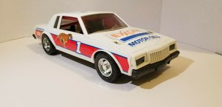 Vintage 16” Dick Brooks Exxon 1 Plastic Nascar Race Car By Gay Toys Rare