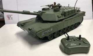 1:18 1:16 M1a1 Abrams Tank Rc Toys R Us Sentinel 1 Rare Great