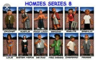 Homies Series 8 Complete 24 Figures Loose Rare Retired