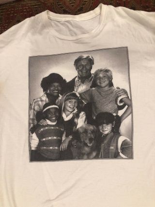 Punky Brewster Tv Show Cast & Crew Shirt Vintage Rare 80s 90s Xxl