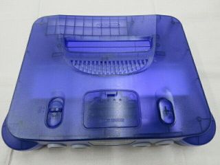 F261 Nintendo 64 Console Midnight Blue Japan N64 Rare
