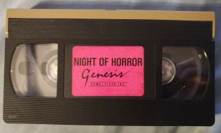 Night of Horror - VHS 1981,  RARE Genesis Home Video label,  horror 4