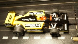 Rare Tomy Aurora Afx G Plus Armor - All Formula 1 Ho Slot Car Yellow