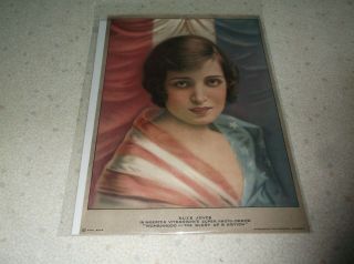 Rare 1917 Alice Joyce Womanhood The Glory Of A Nation Supplement Phila.  Inquirer