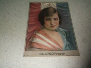 RARE 1917 ALICE JOYCE WOMANHOOD THE GLORY OF A NATION SUPPLEMENT PHILA.  INQUIRER 2