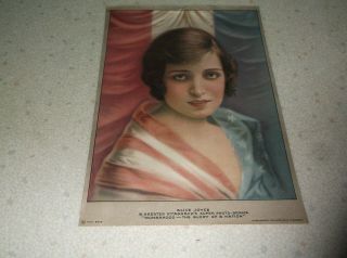 RARE 1917 ALICE JOYCE WOMANHOOD THE GLORY OF A NATION SUPPLEMENT PHILA.  INQUIRER 3