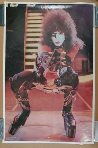 Kiss 1977 Paul Stanley Alive Ii Poster The Starchild Rare