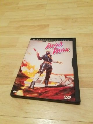 Mad Max (dvd,  1998) Mel Gibson Rare Snap Case Oop