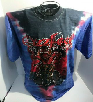 Vintage Tie - Dye 2004 Ozzfest Xl Concert T Shirt Rare