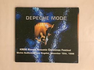 Depeche Mode Cd Live - Kroq Acoustic Christmas Los Angeles 12/12/ 1998 Rare Oop
