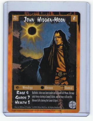 Rage John Hidden - Moon White Wolf Legacy Of The Tribes Rare M/nm Ccg Tcg