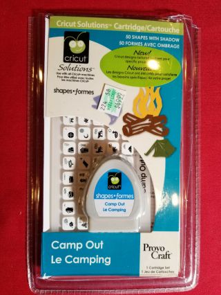 Cricut Solutions Cartridge - Camp Out (retired And Rare)