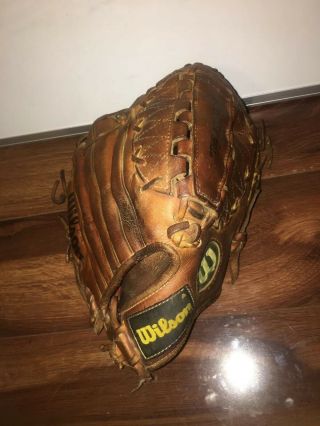 Rare Vintage The Wilson A2000 L Baseball Glove Made In Japan Power Snap Rht