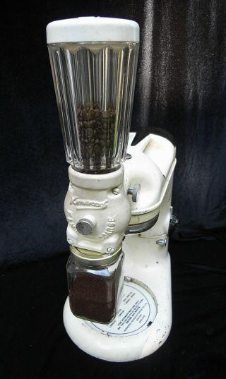 Kenwood Very Rare Cast Iron And Glass Coffee Grinder In Orig