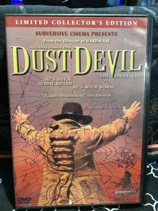 Dust Devil (dvd,  2006,  5 - Disc Set) Final Cut,  Ultra Rare,  Vg,  U.  S
