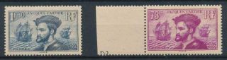 [36572] France 1934 Boats Good Rare Set Very Fine Mnh Stamps V:$340