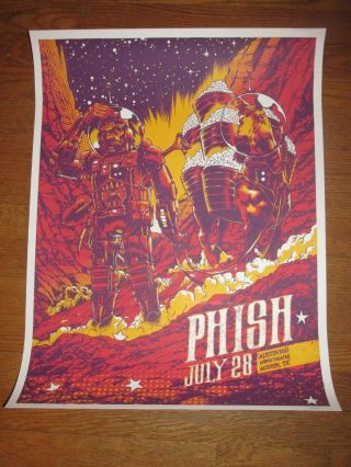 Phish Austin Tour Poster Texas July 28 2015 Rare Trey Anastasio Htf Oop