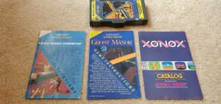 Very Rare Chuck Norris Superkicks/ghost Manor Xonox Double Ender W/manuals Atari