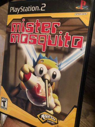 Mister Mosquito (sony Playstation 2,  2002) Ps2 Complete Video Game Rare