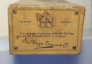 Rare Dr.  Delmar ' s Healing Herbs Quack Medicine Empty Box Washington,  DC c 1900 3