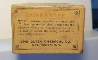 Rare Dr.  Delmar ' s Healing Herbs Quack Medicine Empty Box Washington,  DC c 1900 4