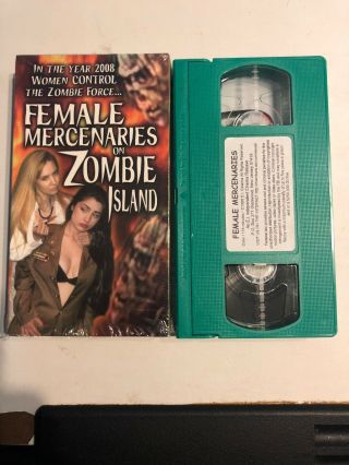 Female Mercenaries On Zombie Island VHS Shock O Rama Pictures Rare OOP SOV 6