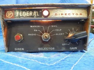 Rare Vintage Federal Signal Director Pa Needs Some Love / Project