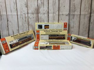 Set Of 5 Rare Vintage Con - Cor Ho Train Royal American Shows