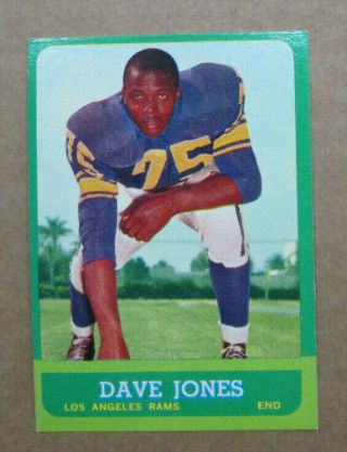 Vintage 1963 Topps Dave Deacon Jones Rc 44 Los Angeles Rams Blowout Rare