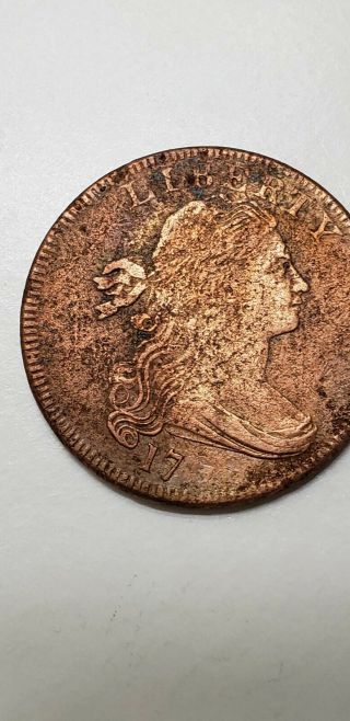 1798 Lrg Cap Bust Cent Ef Details,  Rare,  1st Hair Style Rare Find
