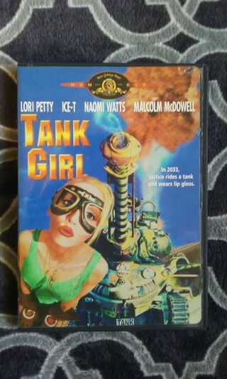 Tank Girl Dvd Rare Lori Petty Naomi Watts - Malcolm Mcdowell - No Scratches