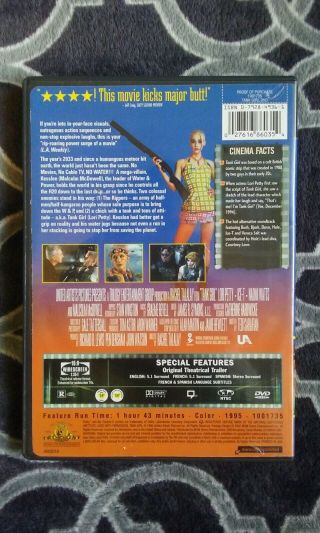 TANK GIRL DVD RARE LORI PETTY NAOMI WATTS - MALCOLM MCDOWELL - NO SCRATCHES 2
