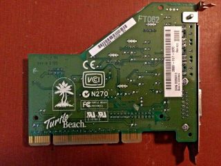 Turtle Beach N270 TBS400 - 3356 - 01 A - Vortex Digital PCI Sound Card Rare 139 3