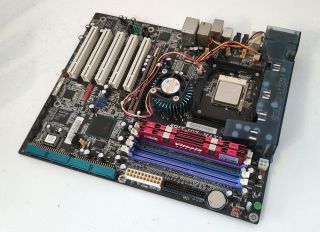 Rare Abit Ic7 - Max3 Socket 478 P4 Intel I875p Atx Motherboard Mainboard