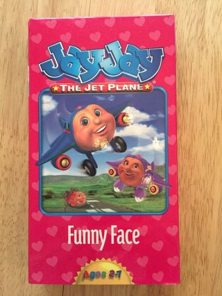 Jay Jay The Jet Plane “i Love Your Funny Face” 3 Stories Vhs Rare Oop 1999