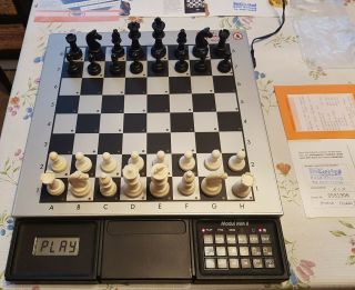 Mephisto Modular Mm Ii Chess Computer With Box,  Extremely Rare,  1985.