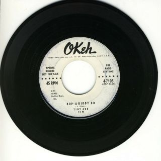 Tiny & Tim - Bop - A - Diddy Do - Okeh 7105 - Very Rare 50 