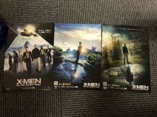 X - Men First Class Japan Mini - Poster Flyer X3 Jennifer Lawrence James Mcavoy Rare