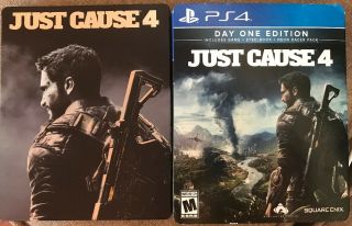 Just Cause 4 Day One Edition (sony Playstation 4,  2018) Ps4,  Rare Steelbook