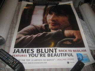 James Blunt - Back To Bedlam - 1 Poster - 18x24 Inches - Nmint - Rare