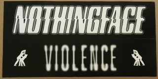 Nothingface Rare 2001 Promo Poster For Violence Cd 24x12 Never Displayed Usa