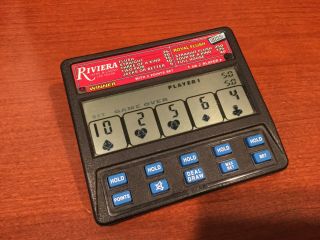 Royal Flush 5000 Model 1410 Rare Vintage Riviera Radica Handheld Electronic Game