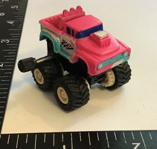 Vtg Galoob Micro Machines ‘56 Ford Pickup Crankers Wind - Up Monster Truck Rare