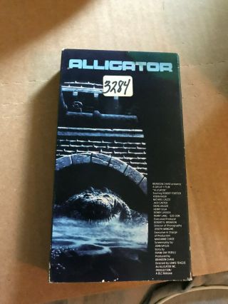Alligator Lightning Release Vhs Rare Not On Dvd