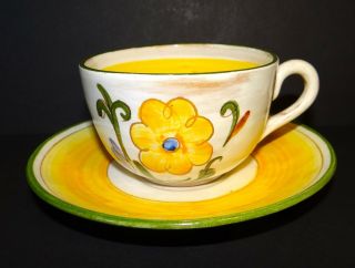 One (1) Rare Vintage Stangl Laurita 1942 Cup & Saucer
