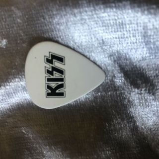 Kiss Classic Logo Tour Guitar Pick Eric Singer Signed Autograph Band Rock Rare