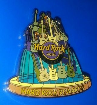 Hard Rock Cafe Hrc Orlando Fl Hard Rock Rewards Guitar Collectible Pin Rare /le