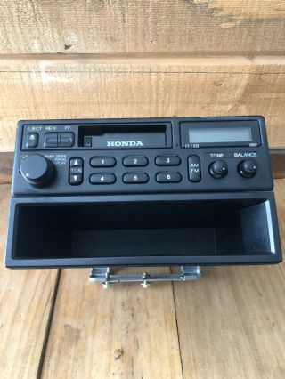Honda 1000 Tape Deck Radio_civic Crx Accord Cassette Player Stereo Vintage Rare