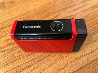 Vintage Panasonic Kp - 2a Battery Operated Pencil Sharpener.  Rare Red