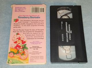 VHS VIDEO TAPE THE WONDERFUL WORLD OF STRAWBERRY SHORTCAKE RARE MOVIE 2